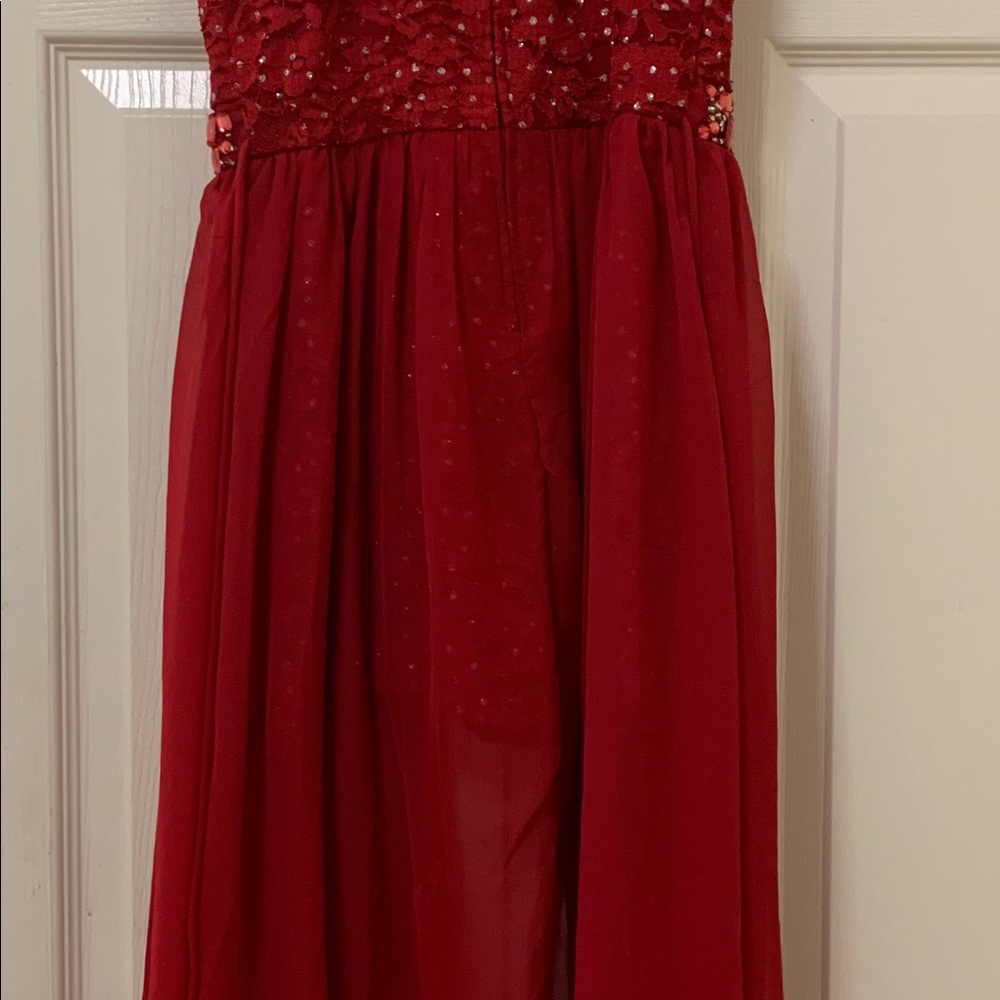 Sequined short ensemble